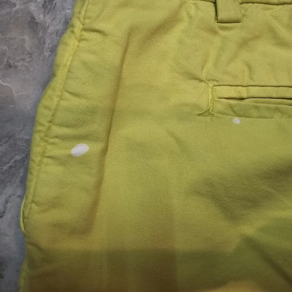 J.Crew Chino Shorts Size 2 Yellow Cotton – Flaws (Bleach Spots) - Picture 9 of 9